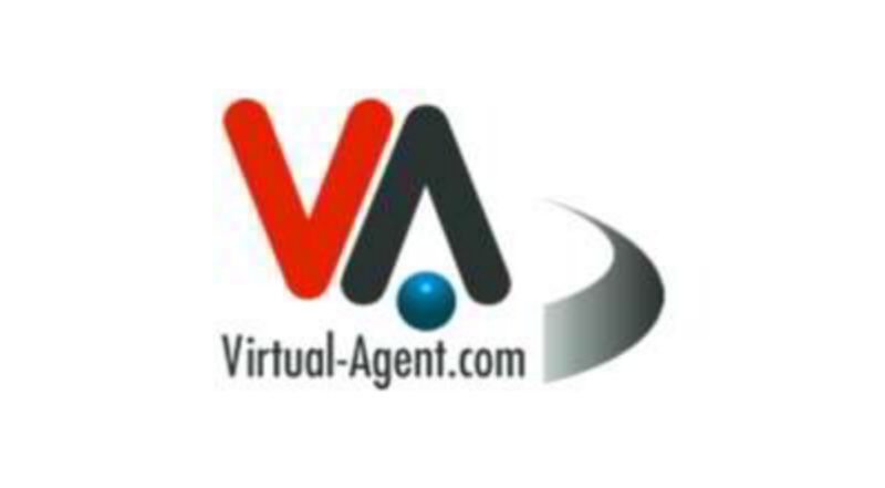 Virtual-Agent diseño de logo